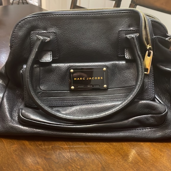 Hand bag , black leather, Mark Jacobs, used - Picture 3 of 6